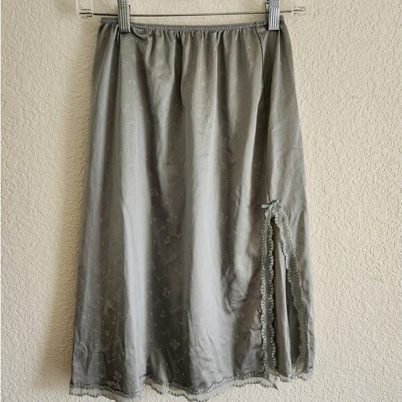 Vintage 90's Givenchy Underdressing Slip Monogram Skirt- Medium - Picture 1 of 8